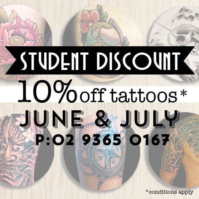 Student Discount Tattoos