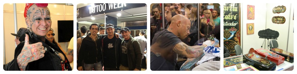 Ami James, Gaby Peralta, Luciano Lima and other photos from Tattoo Week São Paulo 2014