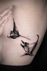 Stingray tattoo